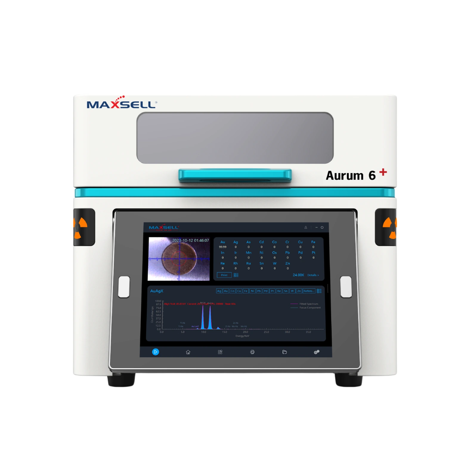 Aurum 6 + Gold Testing Machine - Front