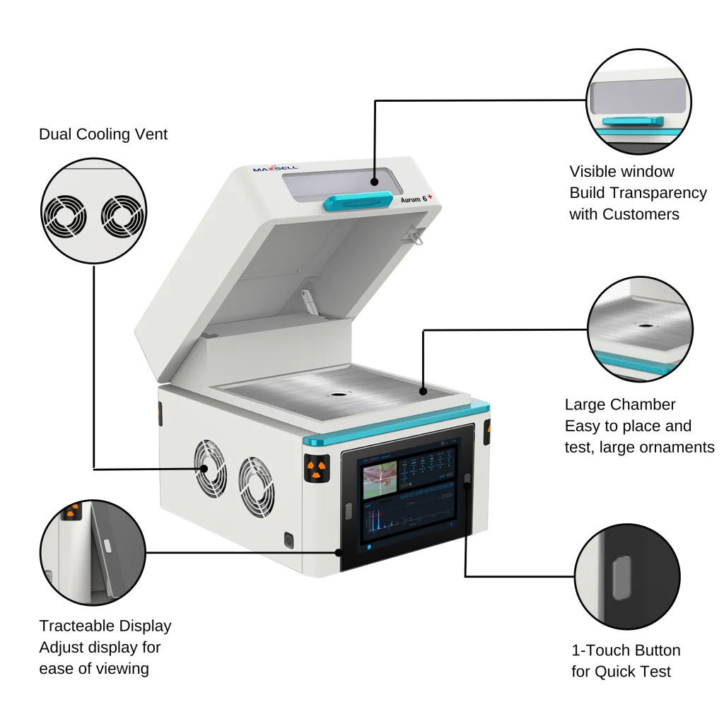 aurum6 + gold testing machine best for jewellers